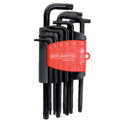 Jeu de 9 clés coudées Torx longues - T 8 à 40 - BRUMATH 16160350350 BR-1228