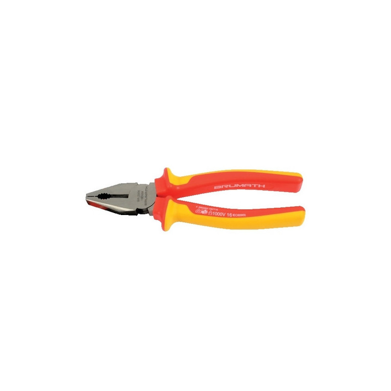 Pince universelle 180 mm isolée 1000V - BRUMATH 16165144110 BR-2006