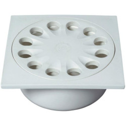 BONDE DE SOL ANTICHOC 15X15 CM D50 A COLLER BLANCHE - SP6015