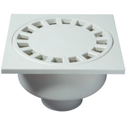 BONDE DE SOL 20X20 CM D80 A COLLER BLANCHE - SP6020