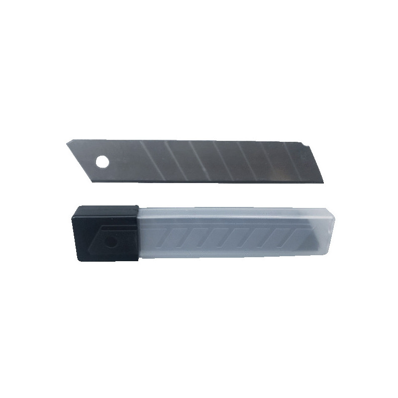 Lot de 10 lames pour cutter à lame sécable de 18 mm - BRUMATH 16166110118 BR-4021