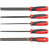 Jeu de 5 limes de mécanicien L200mm emmanchées - BRUMATH 16151684200 BR-4100