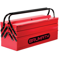 Boîte à outils métallique 5 compartiments L 530 mm - BRUMATH 16169555538 BR-9051