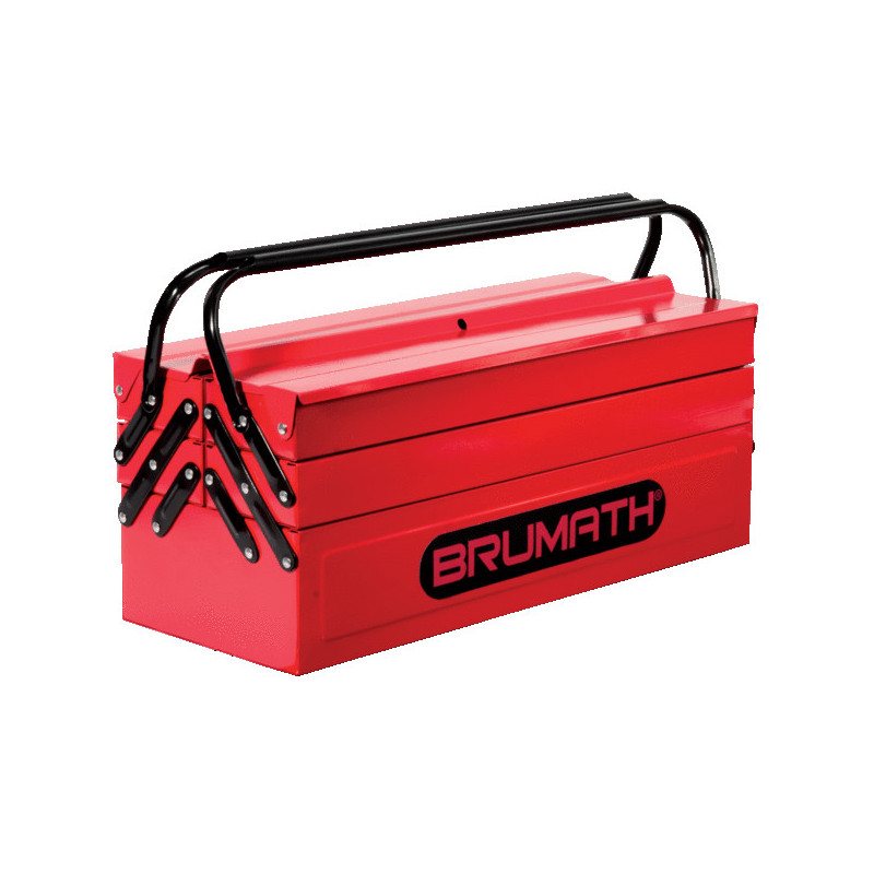 Boîte à outils métallique 5 compartiments L 530 mm - BRUMATH 16169555538 BR-9051