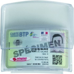 PORTE BADGE POUR CASQUES DE SECURITE