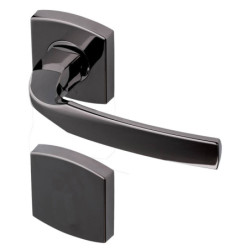 POIGNEE ARTIS DIAMANT NOIR BEQUILLE ET ROSACE BEC DE CANNE