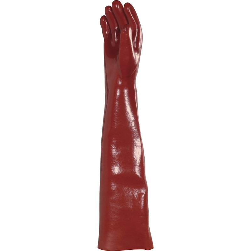 GANT PVC ROUGE TOUT ENDUIT LONG 60CM