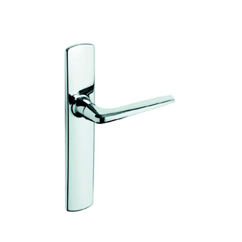 POIGNEE RIV BLOC CHROME VOYANT