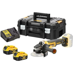 Meuleuse XR 18V 5 Ah Li-Ion brushless - 125 mm - DEWALT DCG405P2