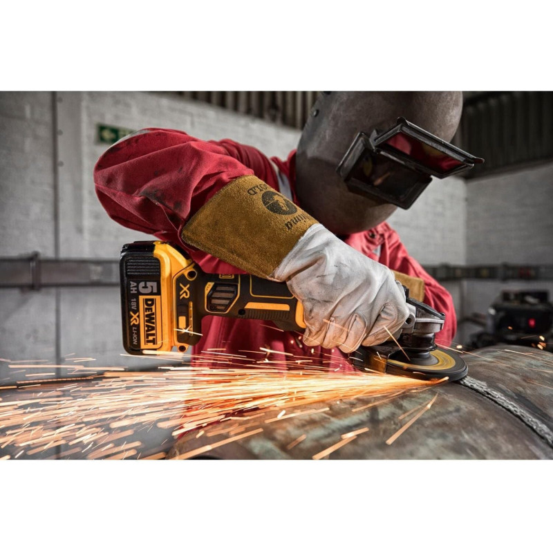 Meuleuse XR 18V 5 Ah Li-Ion brushless - 125 mm - DEWALT DCG405P2