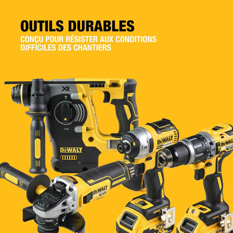 Kit 4 outils XR 18V 5 Ah Li-Ion brushless - DEWALT DCK422P3T