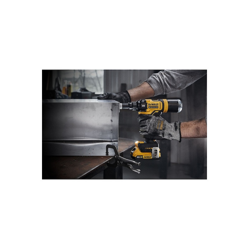 Riveteuse XR 18V brushless 4.8 mm - pistolet à riveter - DEWALT DCF403NT