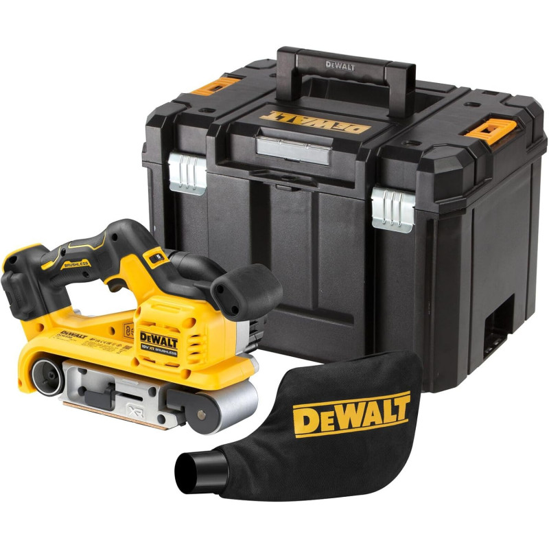 Ponceuse à bande 75x533 mm XR 18V brushless (nue) - DEWALT DCW220NT