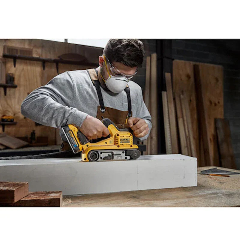 Ponceuse à bande 75x533 mm XR 18V brushless (nue) - DEWALT DCW220NT