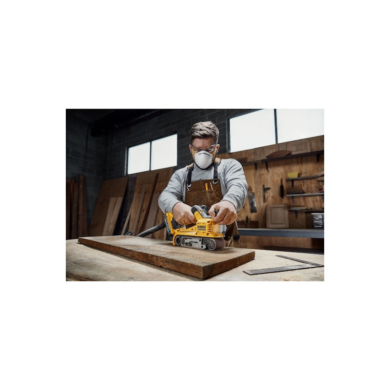 Ponceuse à bande 75x533 mm XR 18V brushless (nue) - DEWALT DCW220NT