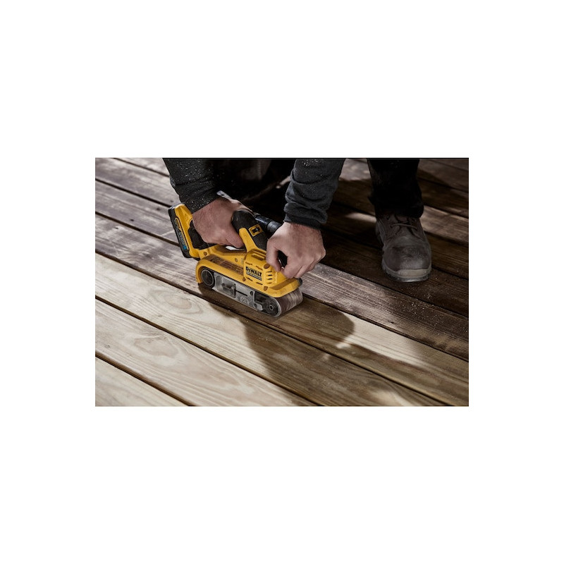 Ponceuse à bande 75x533 mm XR 18V brushless (nue) - DEWALT DCW220NT