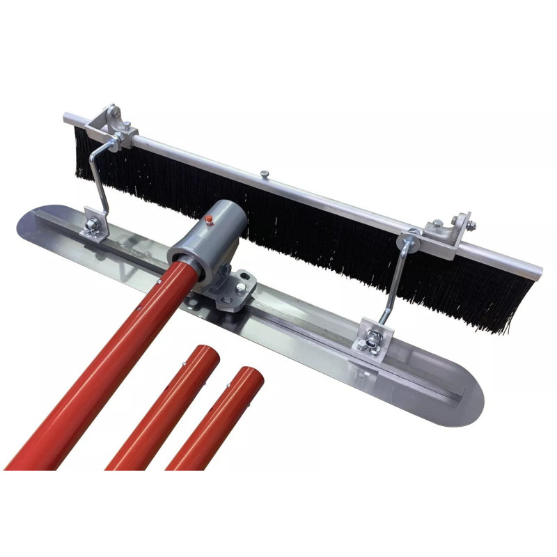 Lisseuse manuelle pour béton brossé "FRESNO BROOM" 900 x 220 - 3 manches - 