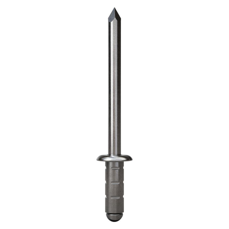 Rivets aveugles PolyGrip inox A2 tête plate 4.8 x 17 (boîte de 500) - 1433916