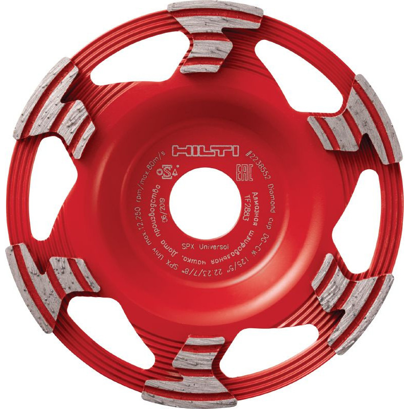 Disque à poncer Meule diamant universelle - DG-CW 125-5" SPX - HILTI 2238589