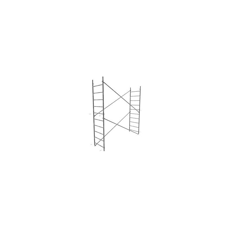 Réhausse 3m échaffaudage G950-4 - KIT4ECHDIAG3M - complète avec accès - TUBESCA COMABI - 03016014