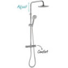 Colonne de douche - mitigeur mécanique Bergamo Touch 3 jets - WIRQUIN 60723469 