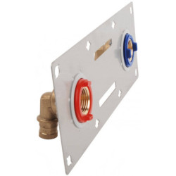 Kit fixation robinet SERTIfix Gliss - Entraxe 150mm F 1-2" Ø13 x 16 mm - SERTIgliss - PLAC216