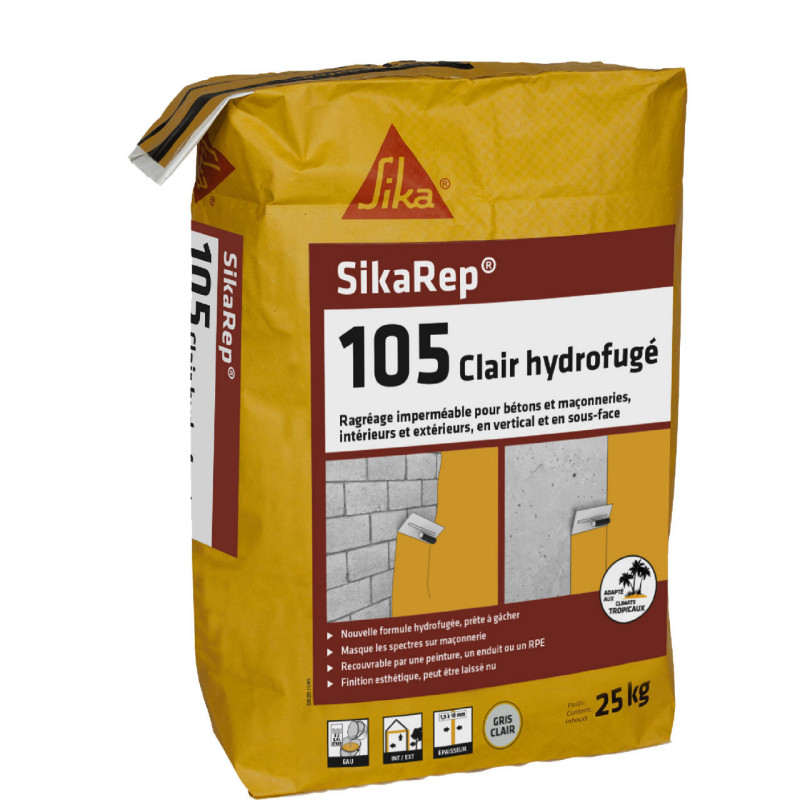 Sikarep-105 clair hydrofuge - sac de 25 kg
