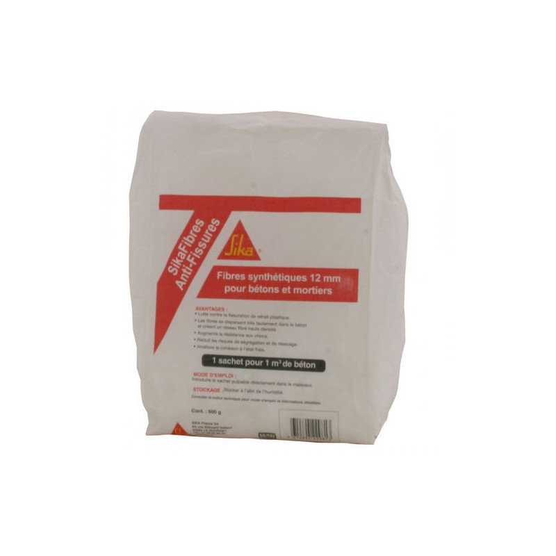 Sikacem fibres-12 mm - sachet de 600 gr