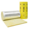 Rouleau laine de verre Feutre Tendu Alu 50mm 15.0x1.2m R1.25 m².k-w - ISOVER 72304