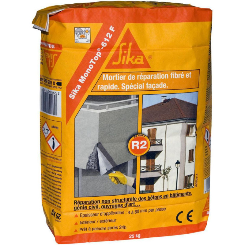 Sika monotop-612 f - sac de 25 kg