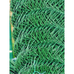 GRILLAGE SIMPLE TORSION PLASTIFIE VERT 1.5X25M