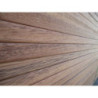 LAME DE TERRASSE CAILLEBOTIS DECK BOIS MASSIF EXOTIQUE MERBAU SECTION 21X120MM LONGUEUR 1.80M ET PLUS