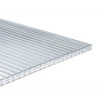 Plaque plane (tôle) polycarbonate alvéolaire PCMW 5 parois - 16 mm - 4.0M X 0.98M X 16MM - Cristal - ONDUCLAIR 3917
