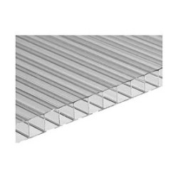 Plaque plane (tôle) alvéolaire en polycarbonate 16 MM pour couverture et bardage - 2.0M X 0.98M X 16MM - ONDUCLAIR 3919