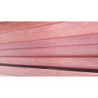 LAME DE TERRASSE CAILLEBOTIS DECK BOIS MASSIF EXOTIQUE PADOUK SECTION 21X120MM LONGUEUR 1.20M ET PLUS