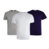 LOT DE 3 T-SHIRT BLEU-BLANC-GRIS XL