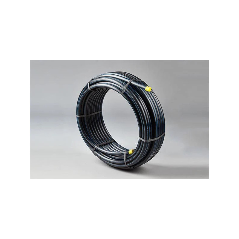 Tube PEHD 32 x 3.0 x 100M PE100 PN16 - longueur 100 mètres - EUROTUBI 7532