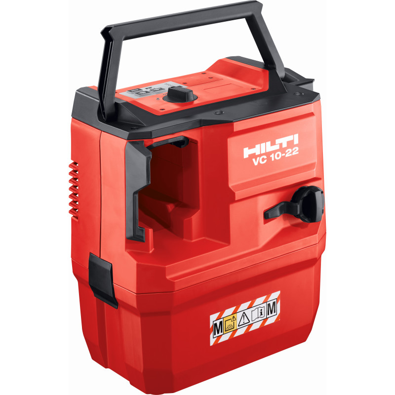 Aspirateur sans fil VC 10M-22 + sac à dos (nu) - Extracteur de poussière -HILTI 2254437+2305016