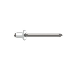 Rivets aveugles alu-acier tête plate 4.8 x 10 (boîte de 500) - 1433495