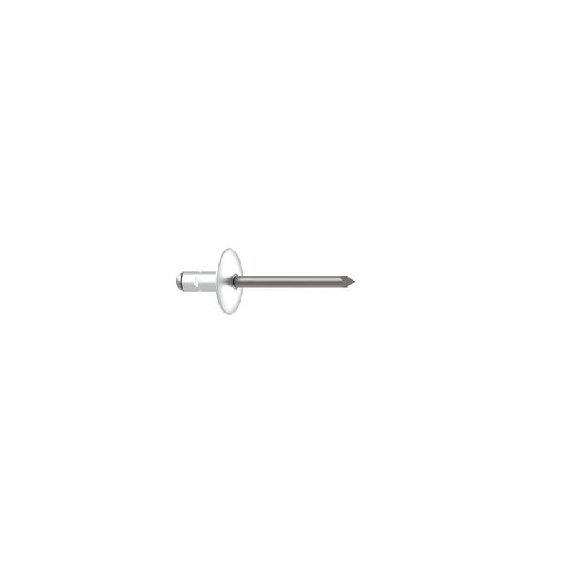 Rivets aveugles PolyGrip alu-inox tête large 4.8 x 17 K 16 (boîte de 250) - 1433899