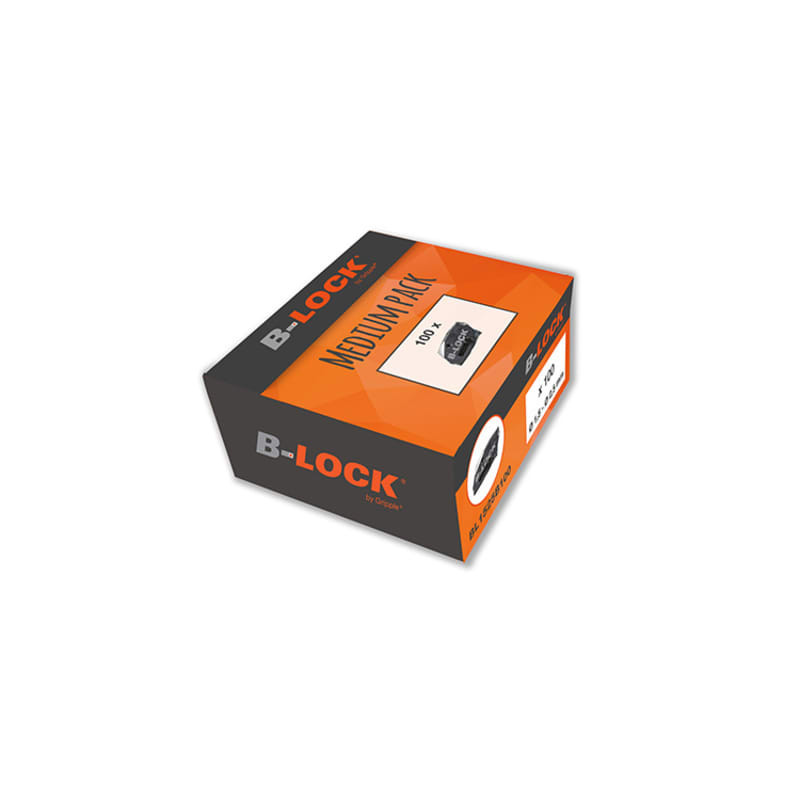 100 galets B-Lock pour câble Ø 1.5 au 2.5 mm - BL1525B100
