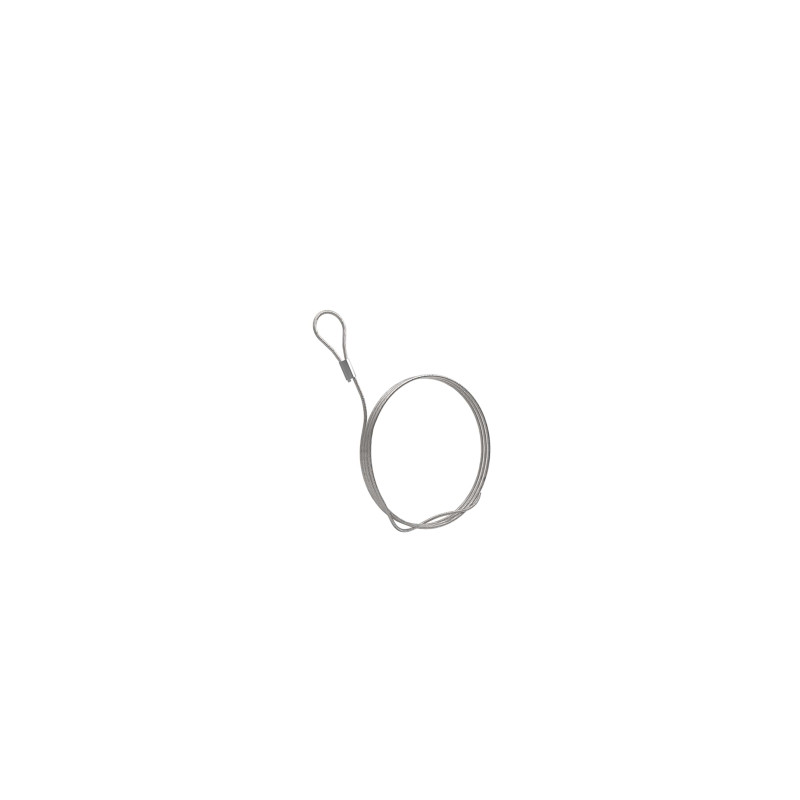 Câble de Ø 1.5 mm de longueur 2 m avec un embout boucle serti à l'extrémité - BL15FR2
