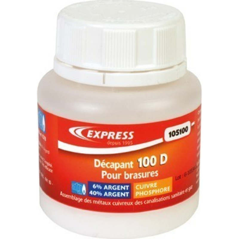 Décapant agréé ATG pour brasures CuPh Ag - Flacon 170 g