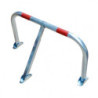 BARRIERE PARKING ACIER GALVA AVEC CADENAS