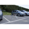 BARRIERE PARKING ACIER GALVA AVEC CADENAS
