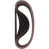 Abrasif pour ponceuses à bande - bois - peinture - métal grain 80 - 75 x 533 mm
