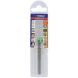 Foret métaux HSS FURIUS Ø 3.5 mm (Lot de 2) - taillé meulé HSS revêtu FUSIO - Ø 3.5 mm L.70 mm - TIVOLY 11454140350