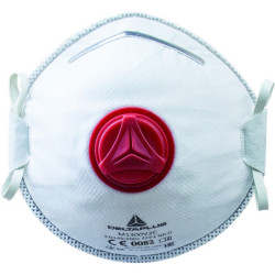 MASQUE RESPIRATOIRE COQUE FFP3 AVEC VALVE BOITE DE 10