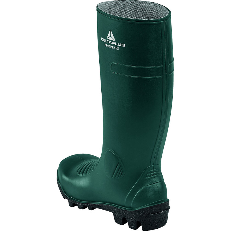 BOTTE DE SECURITE PVC BRONZE2 S5 VERT 46