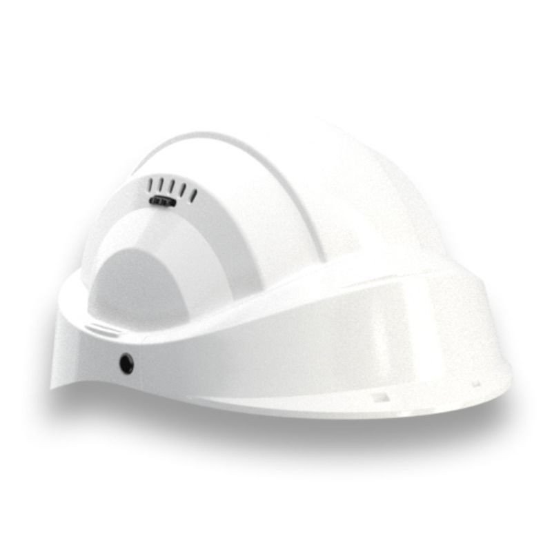 CASQUE CHANTIER ORIZON BLANC VISIERE BLANCHE